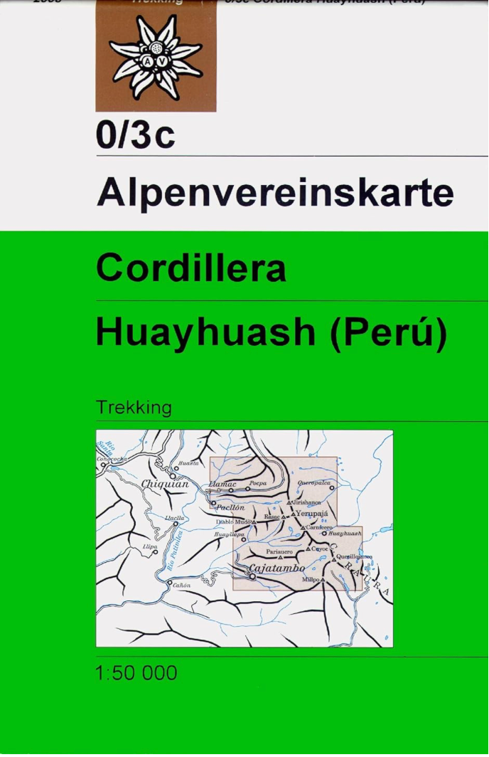 【T-MAPS】ワイワッシュ山群(ペルー) Cordillera Huayhuash (Peru)