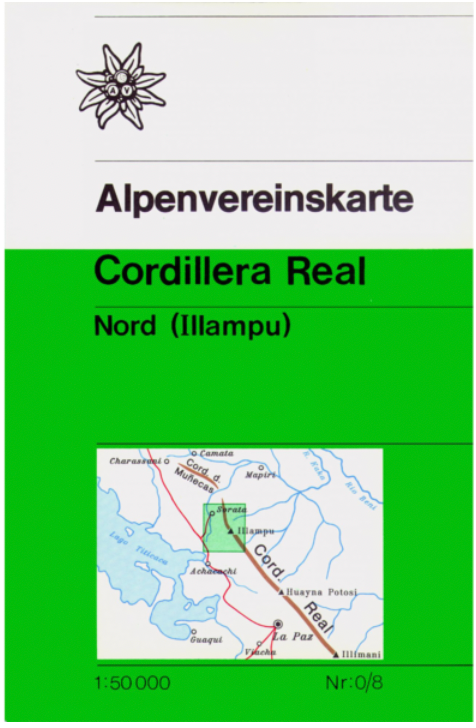 【T-MAPS】レアル山群北部(イリャンプ) Cordillera Real North (Illampu)