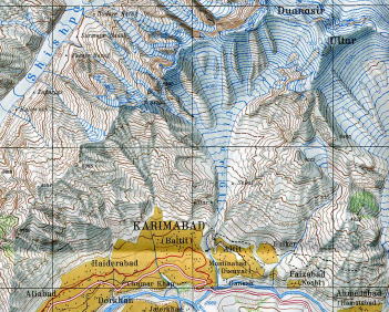 【T-MAPS】フンザ・カラコルム Hunza - Karakorum