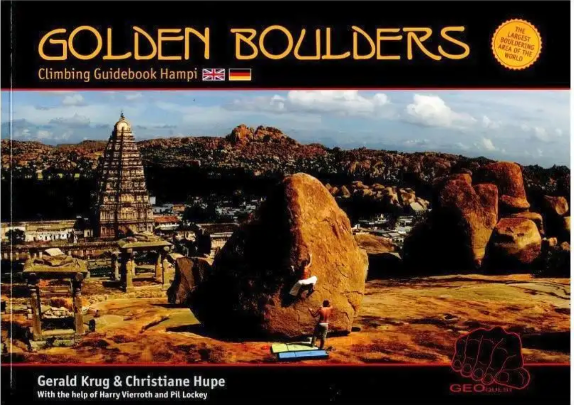 【T-MAPS】ゴールデン・ボルダー クライミング・ガイド・ハンピ Golden Boulders Climbing Guidebook Hampi