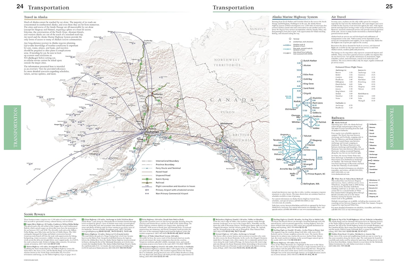 【T-MAPS】アラスカ州ロード&レクリエーション・アトラス California Road & Recreation Atlas