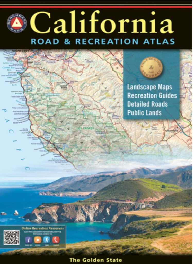 【T-MAPS】カリフォルニア州ロード&レクリエーション・アトラス California Road & Recreation Atlas