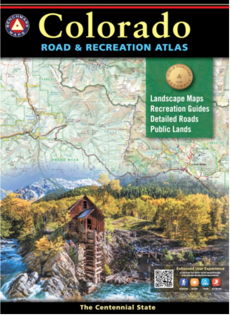【T-MAPS】コロラド州ロード&レクリエーション・アトラス Colorado Road & Recreation Atlas
