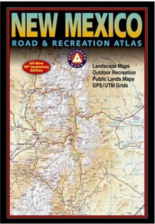 【T-MAPS】ニューメキシコ州ロード&レクリエーション・アトラス New Mexico Road & Recreation Atlas