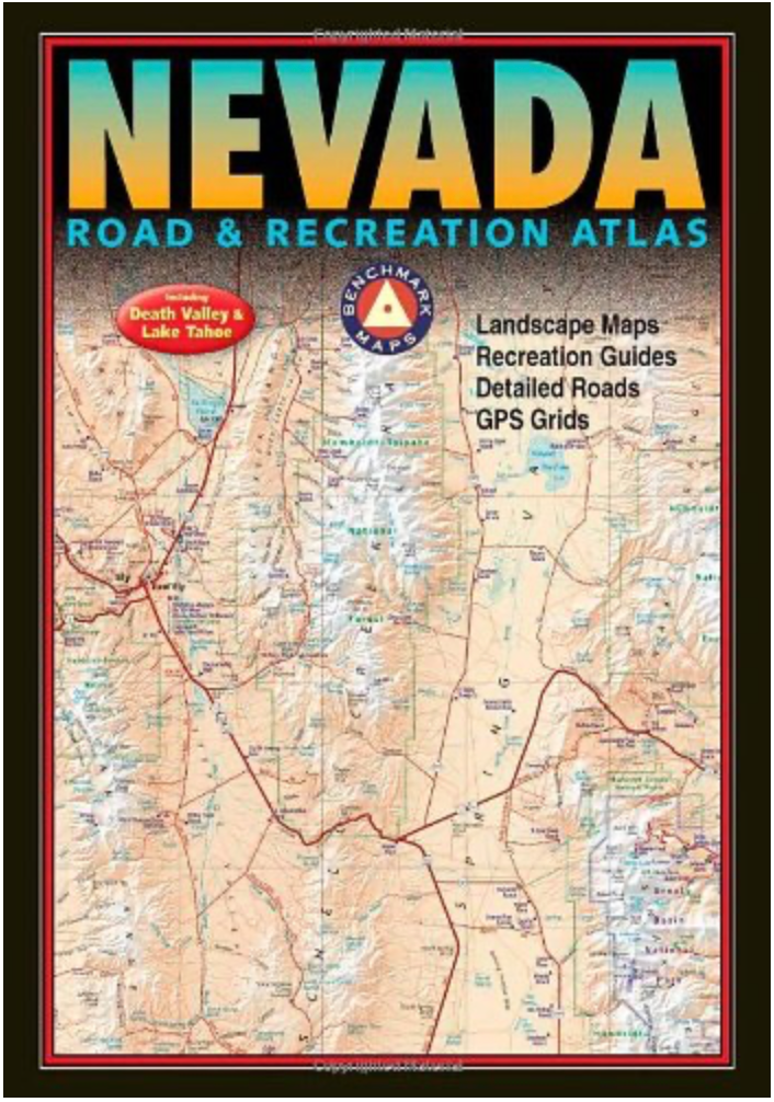 【T-MAPS】ネバダ州ロード&レクリエーション・アトラス Nevada Road & Recreation Atlas