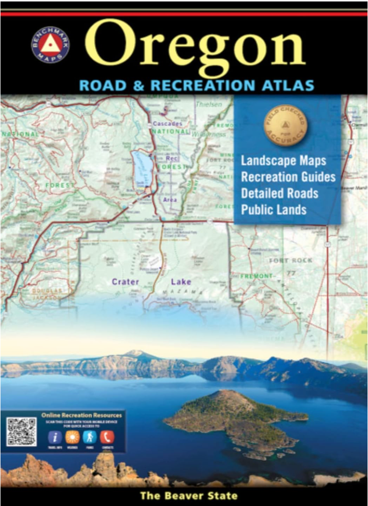 【T-MAPS】オレゴン州ロード&レクリエーション・アトラス Oregon Road & Recreation Atlas