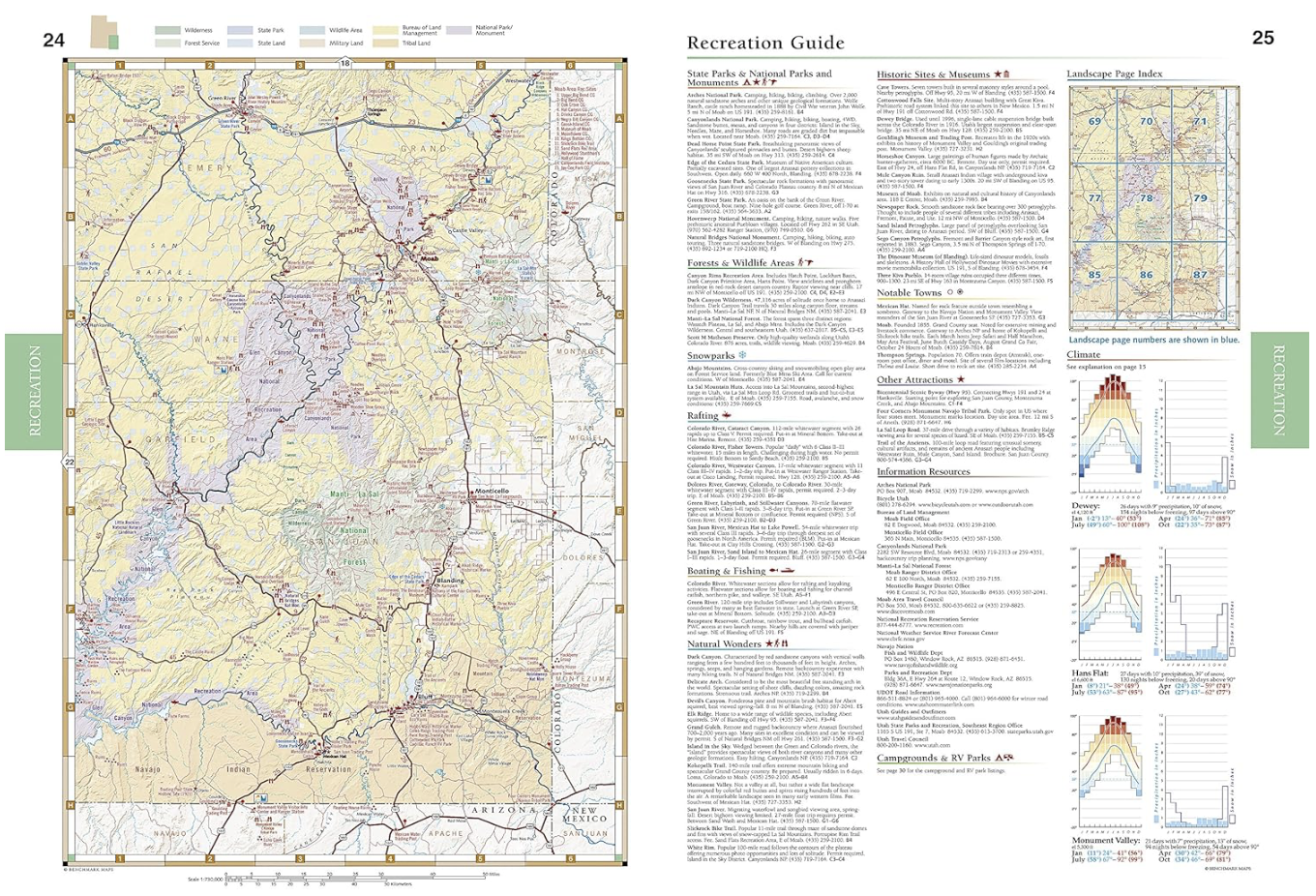 【T-MAPS】ユタ州ロード&レクリエーション・アトラス Utah Road & Recreation Atlas