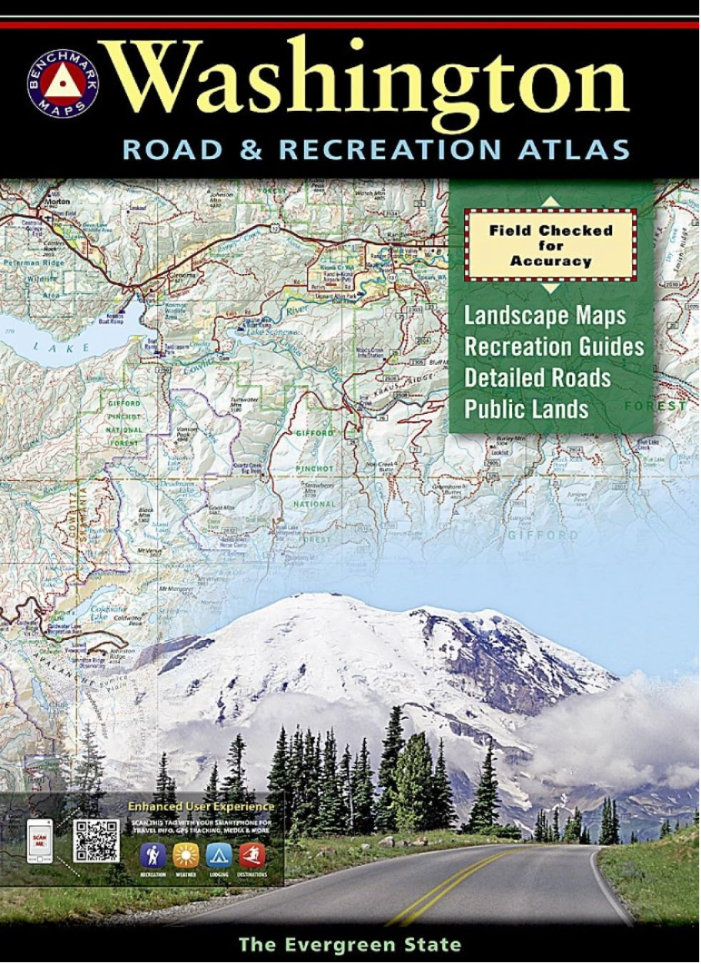 【T-MAPS】ワシントン州ロード&レクリエーション・アトラス Washington Road & Recreation Atlas