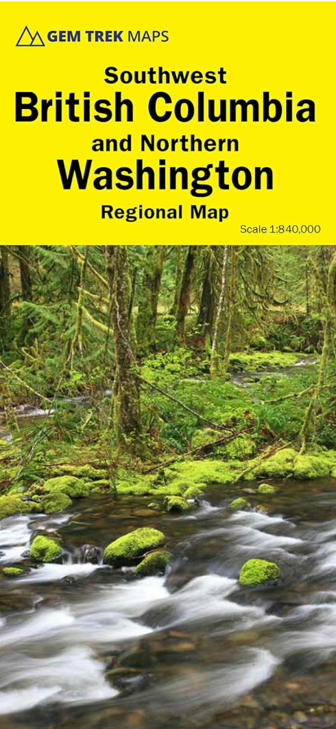 【T-MAPS】ブリティッシュ・コロンビア南西部~ワシントン州北部 Southwest British Columbia Northern Washington