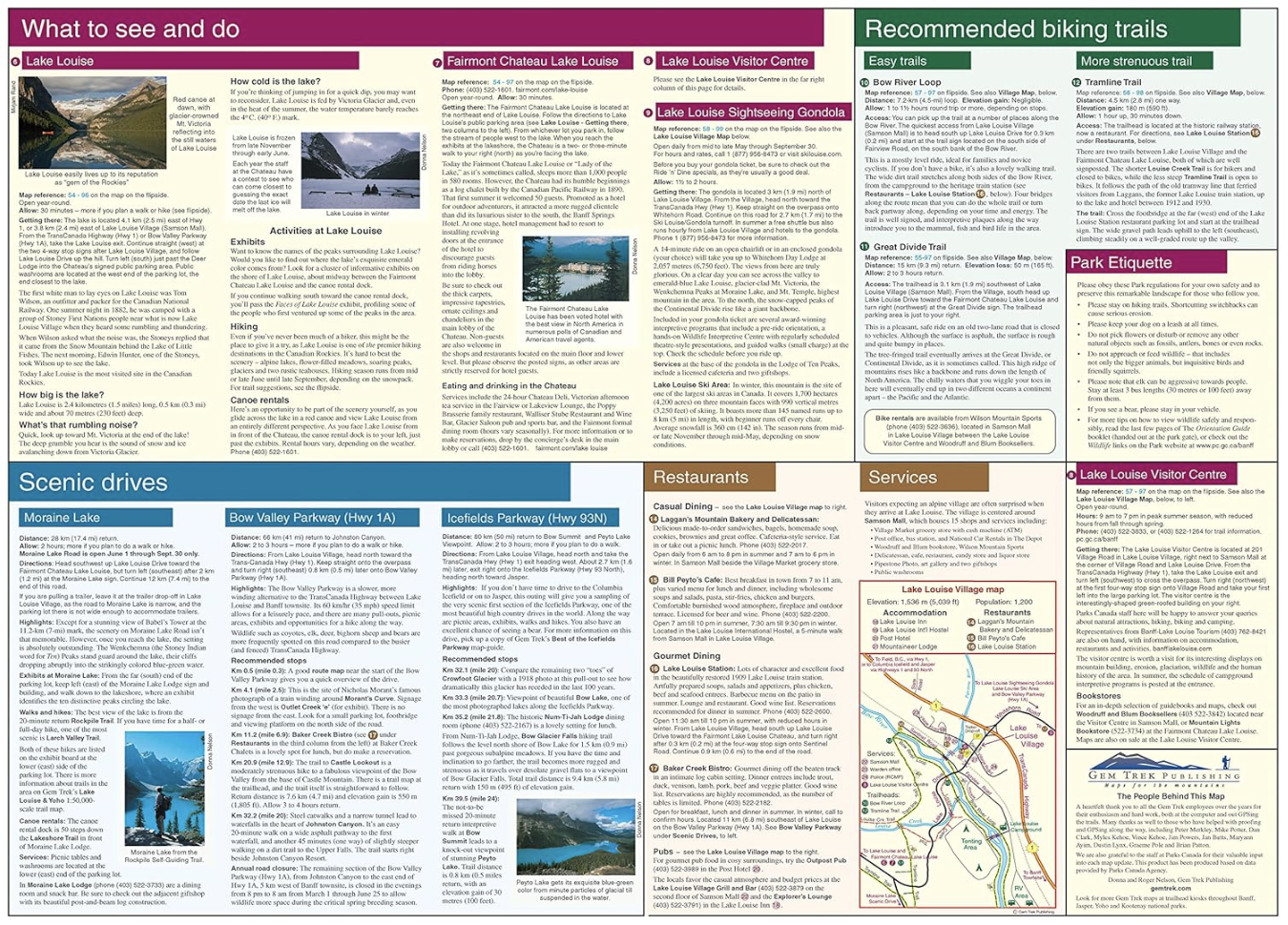 【T-MAPS】レイク・ルイーズ Best of Lake Louise
