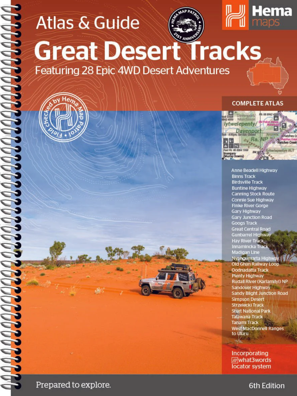 【T-MAPS】グレート・デザート・トラック アトラス&ガイド Great Desert Tracks Atlas & Guide