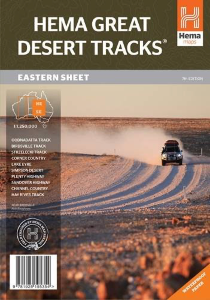 【T-MAPS】グレート・デザート・トラック東部 Great Desert Tracks Eastern Sheet