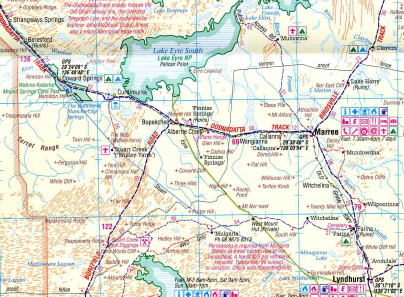 【T-MAPS】グレート・デザート・トラック東部 Great Desert Tracks Eastern Sheet