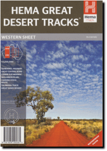 【T-MAPS】グレート・デザート・トラック西部 Great Desert Tracks Western Sheet