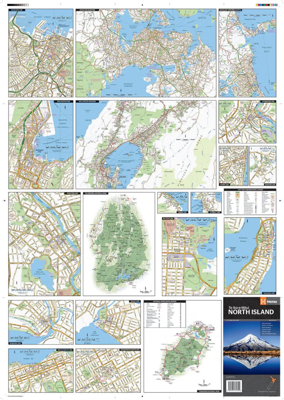 【T-MAPS】ニュージーランド北島 North Island
