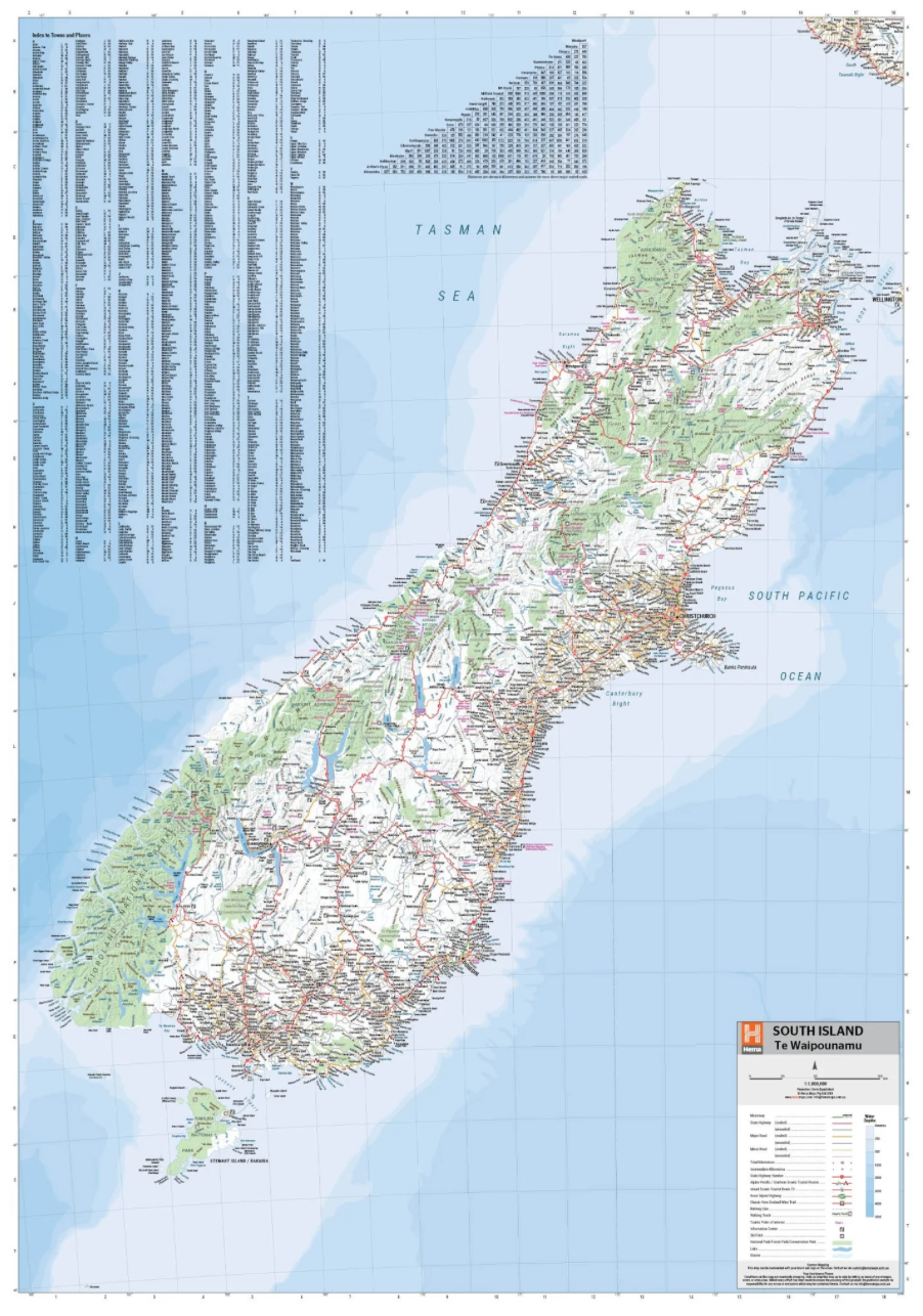 【T-MAPS】ニュージーランド南島 South Island