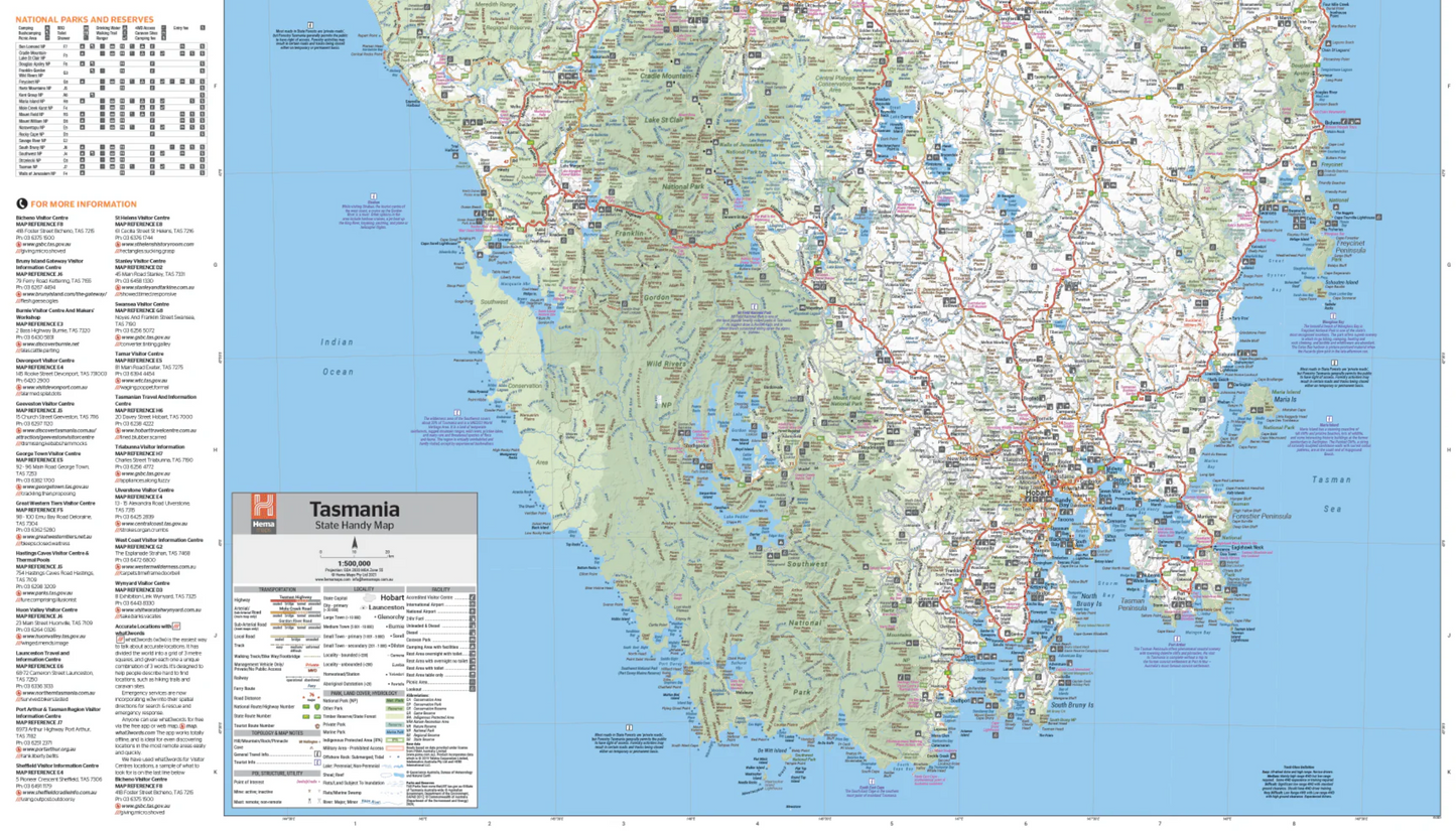 【T-MAPS】タスマニア Tasmania