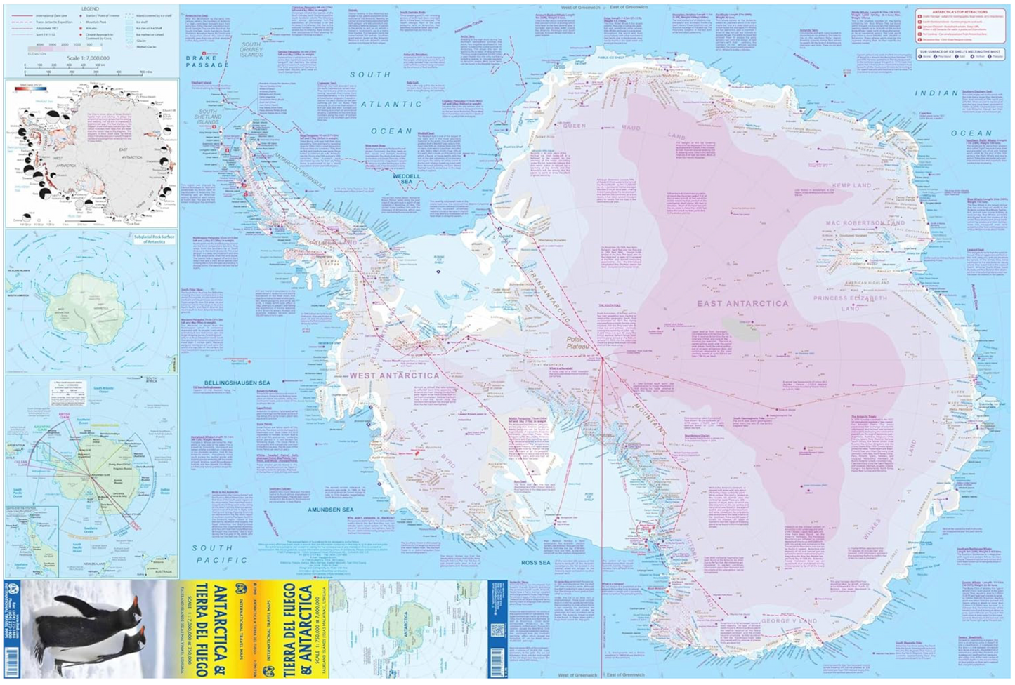 【T-MAPS】南極&フエゴ島 Antarctica & Tierra Del Fuego