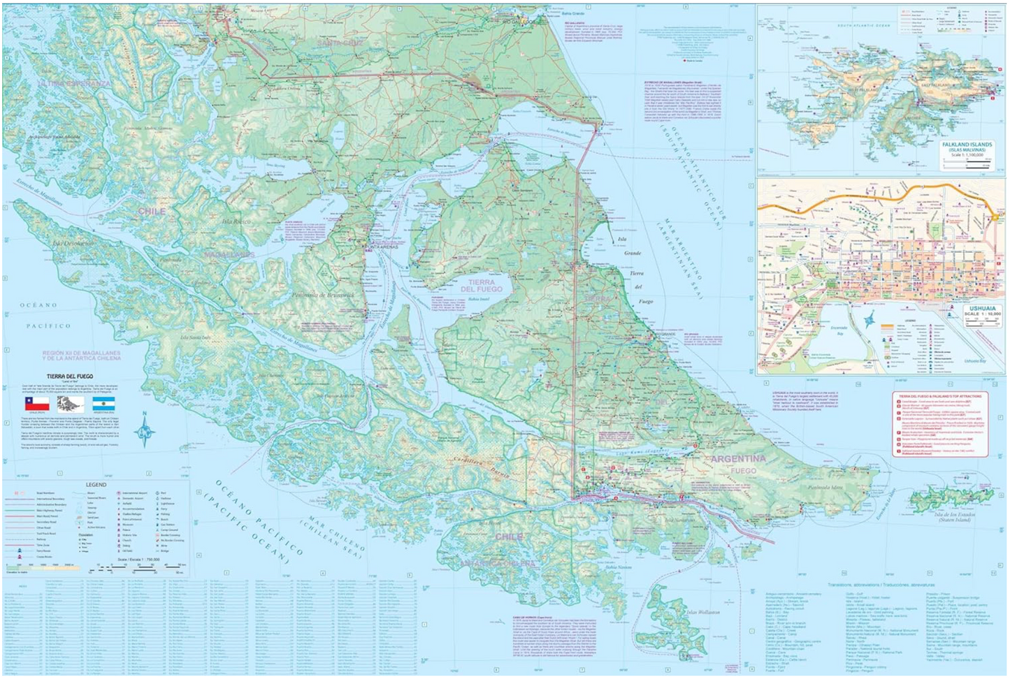 【T-MAPS】南極&フエゴ島 Antarctica & Tierra Del Fuego