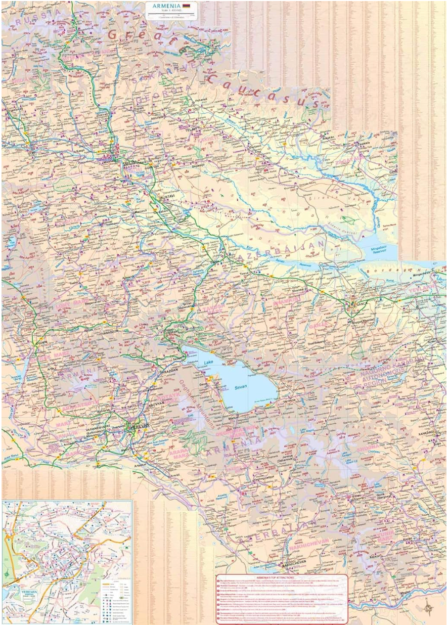 【T-MAPS】ジョージア&アルメニア Georgia & Armenia