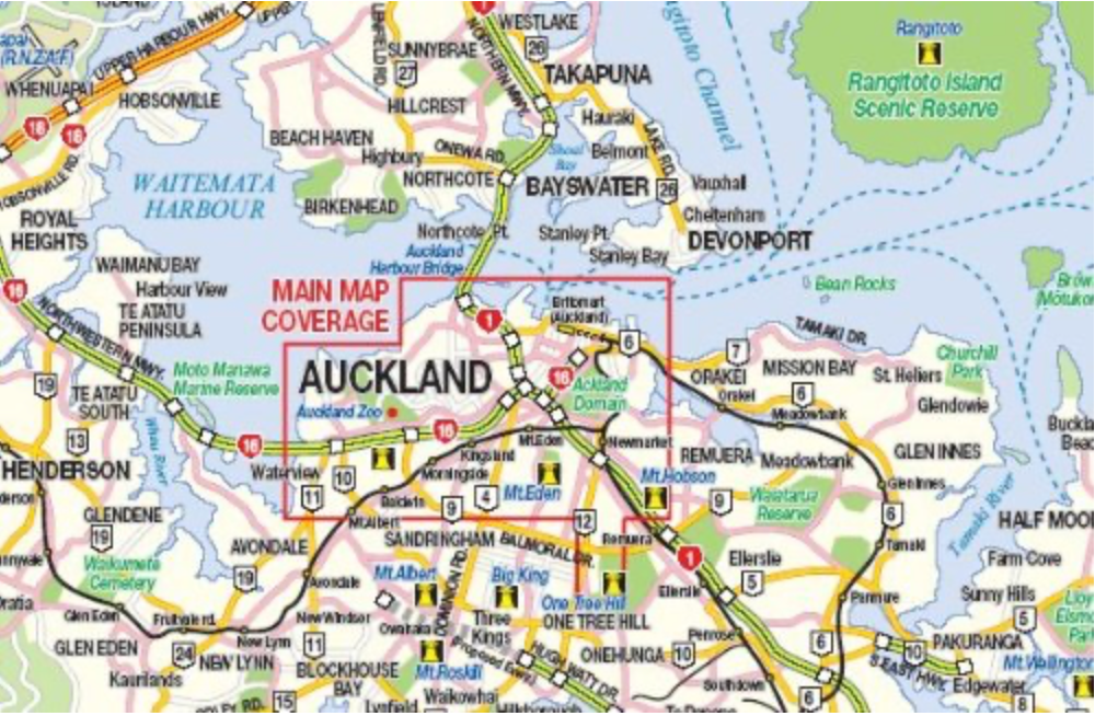 【T-MAPS】オークランド&北島 Auckland & North Island