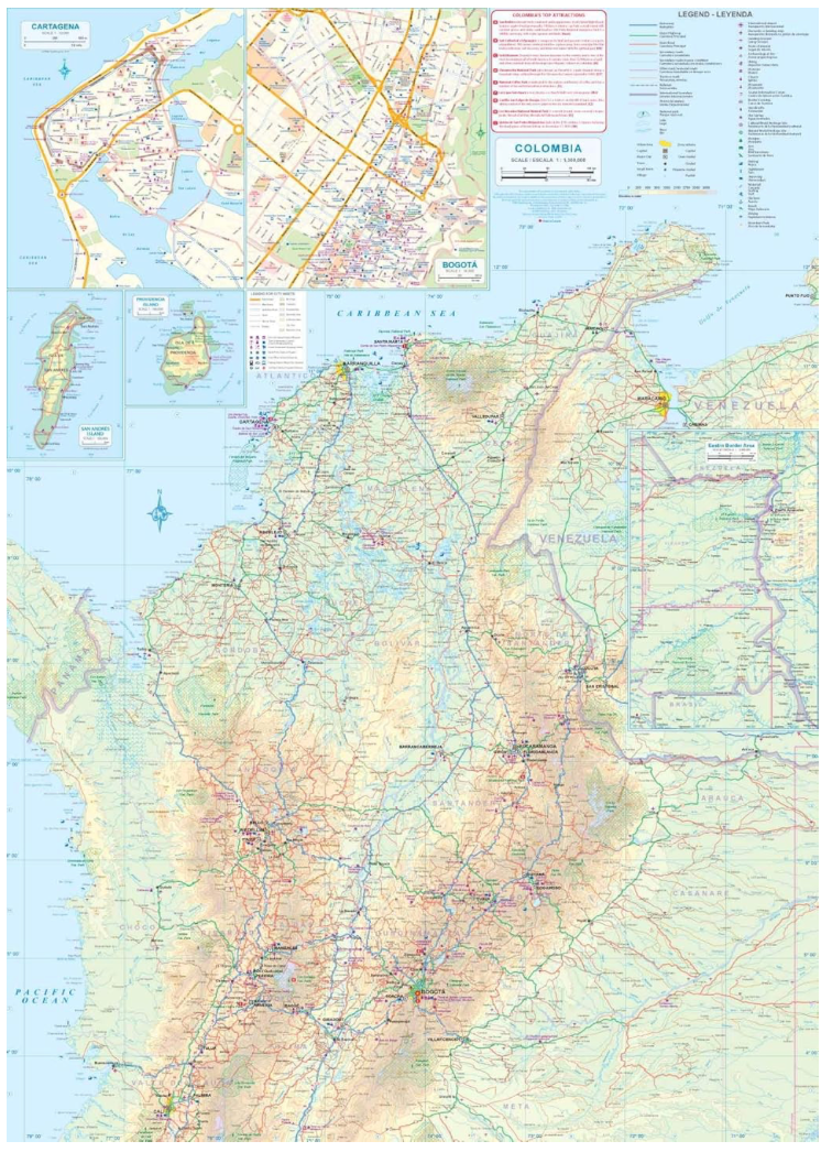 【T-MAPS】コロンビア Colombia