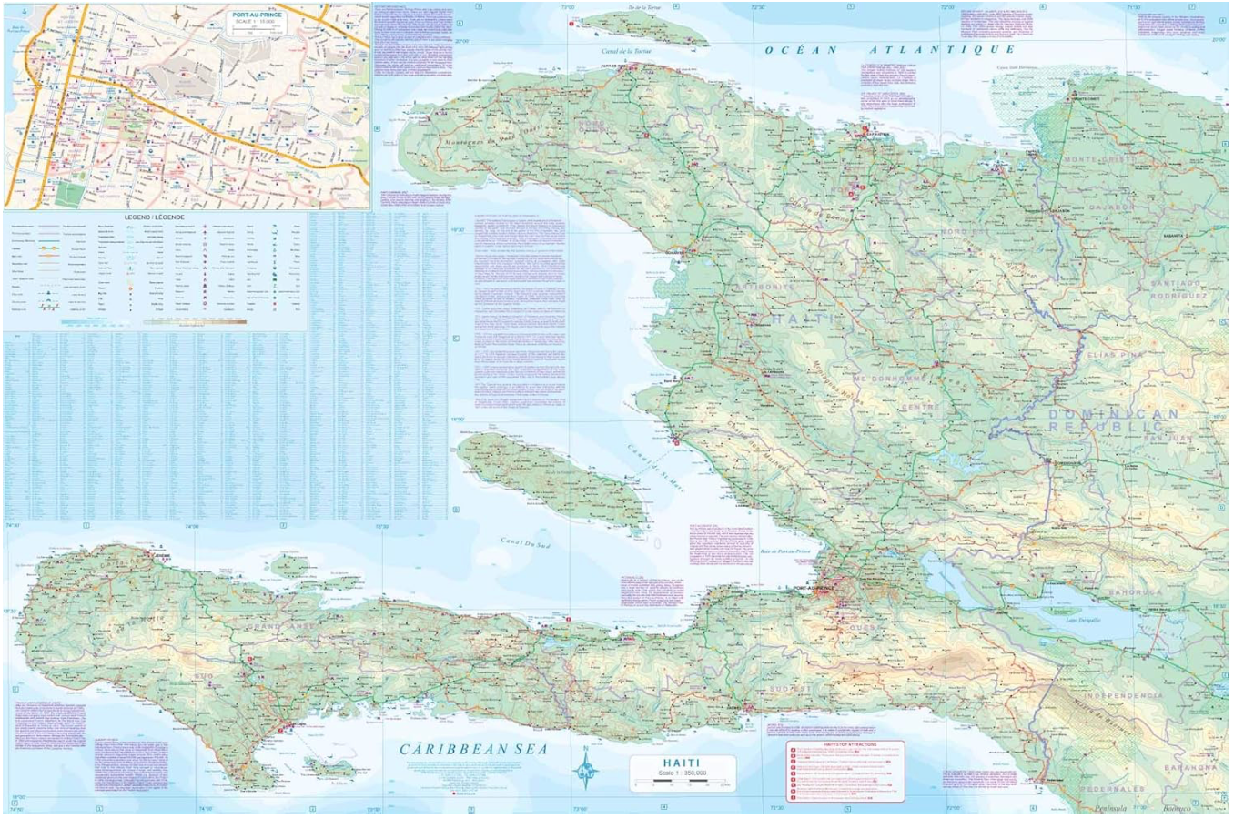 【T-MAPS】ドミニカ&ハイチ Dominican Republic & Haiti