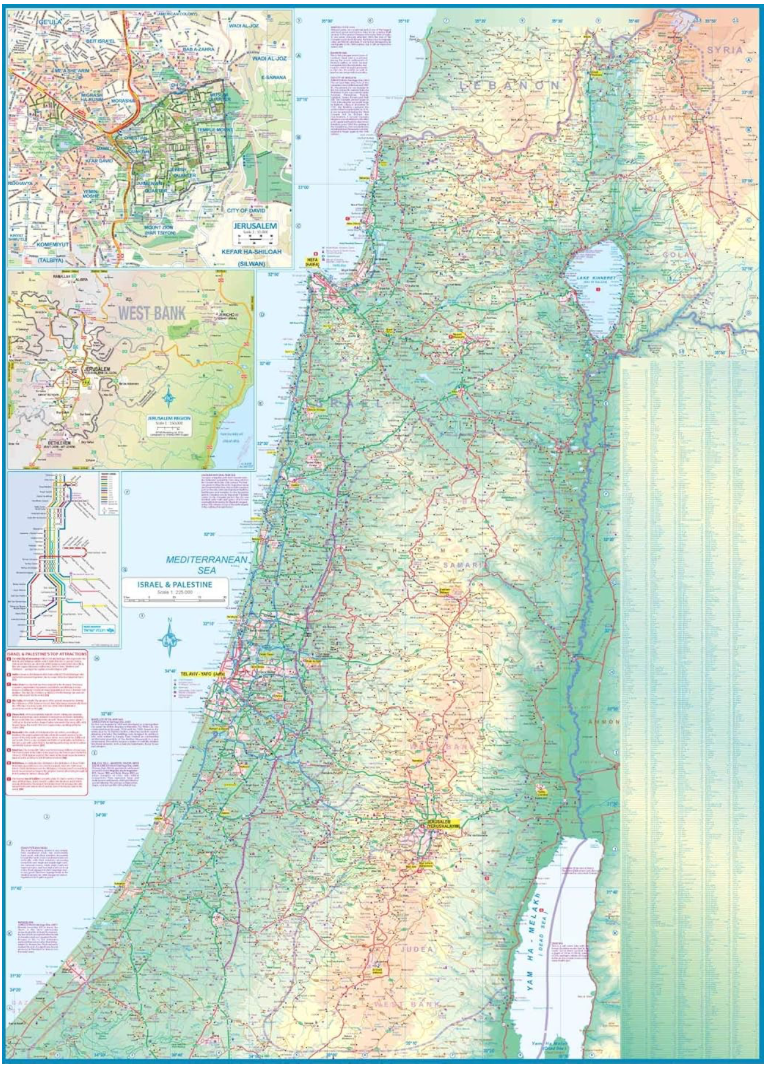 【T-MAPS】イスラエル&パレスチナ Israel & Palestine