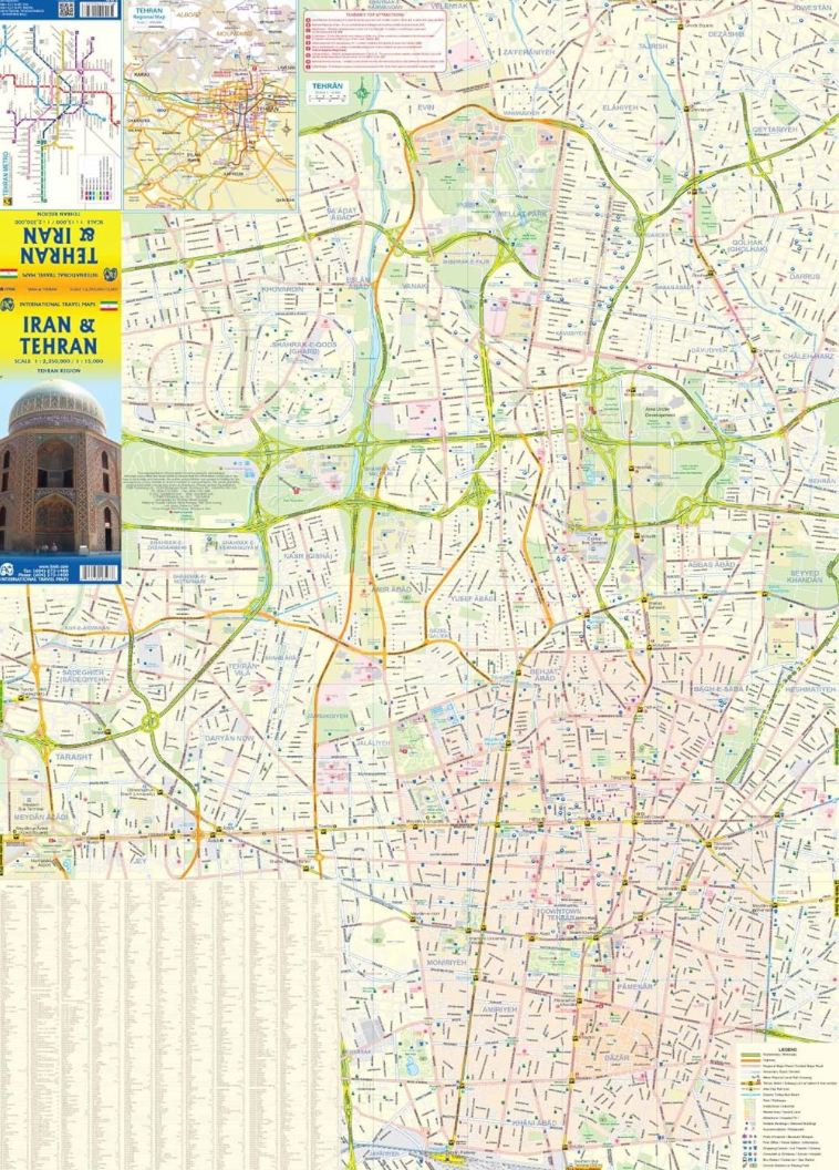 【T-MAPS】イラン&テヘラン Iran & Tehran