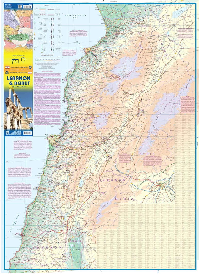 【T-MAPS】レバノン&ベイルート Lebanon & Beirut