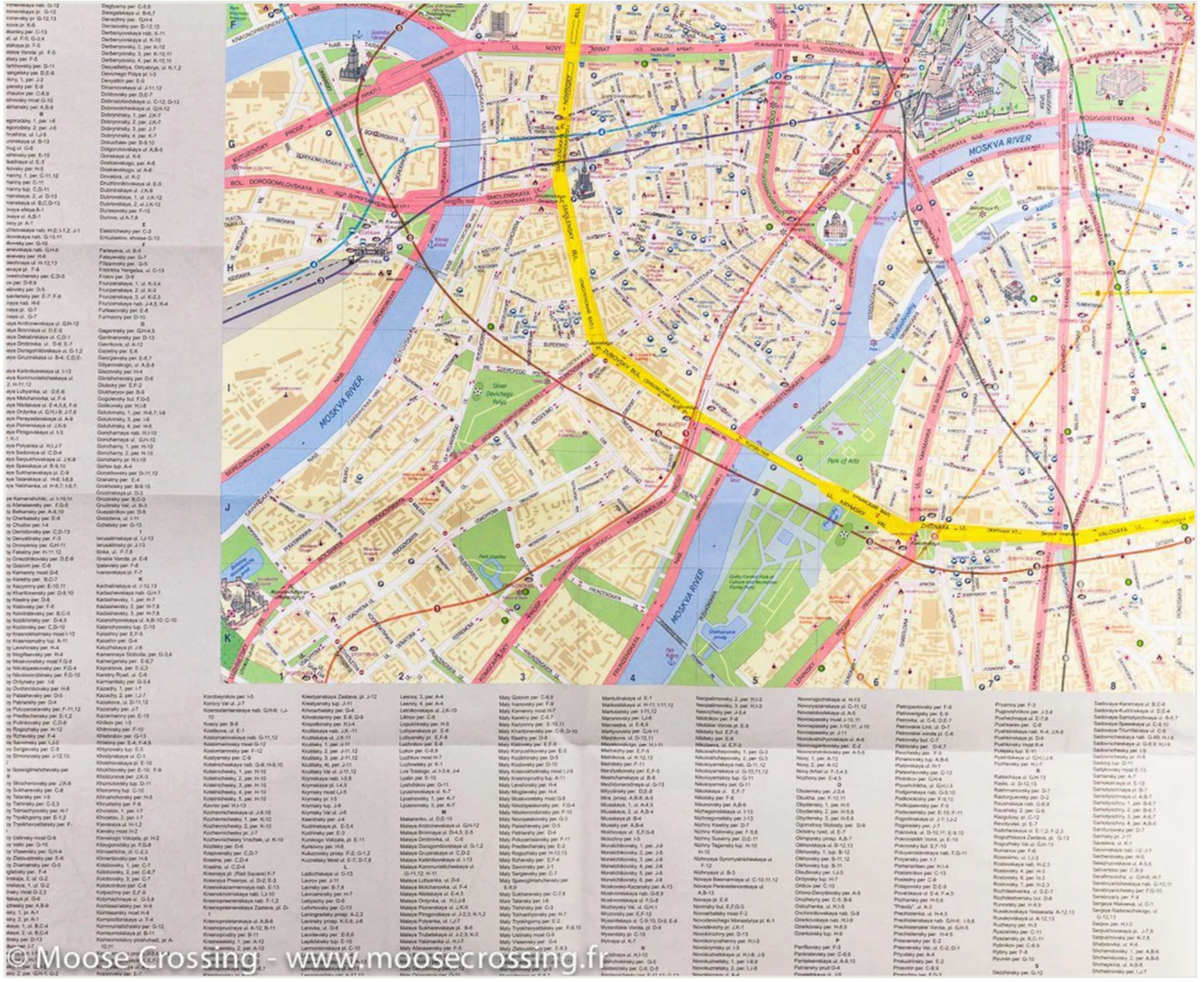【T-MAPS】モスクワ Moscow Russia