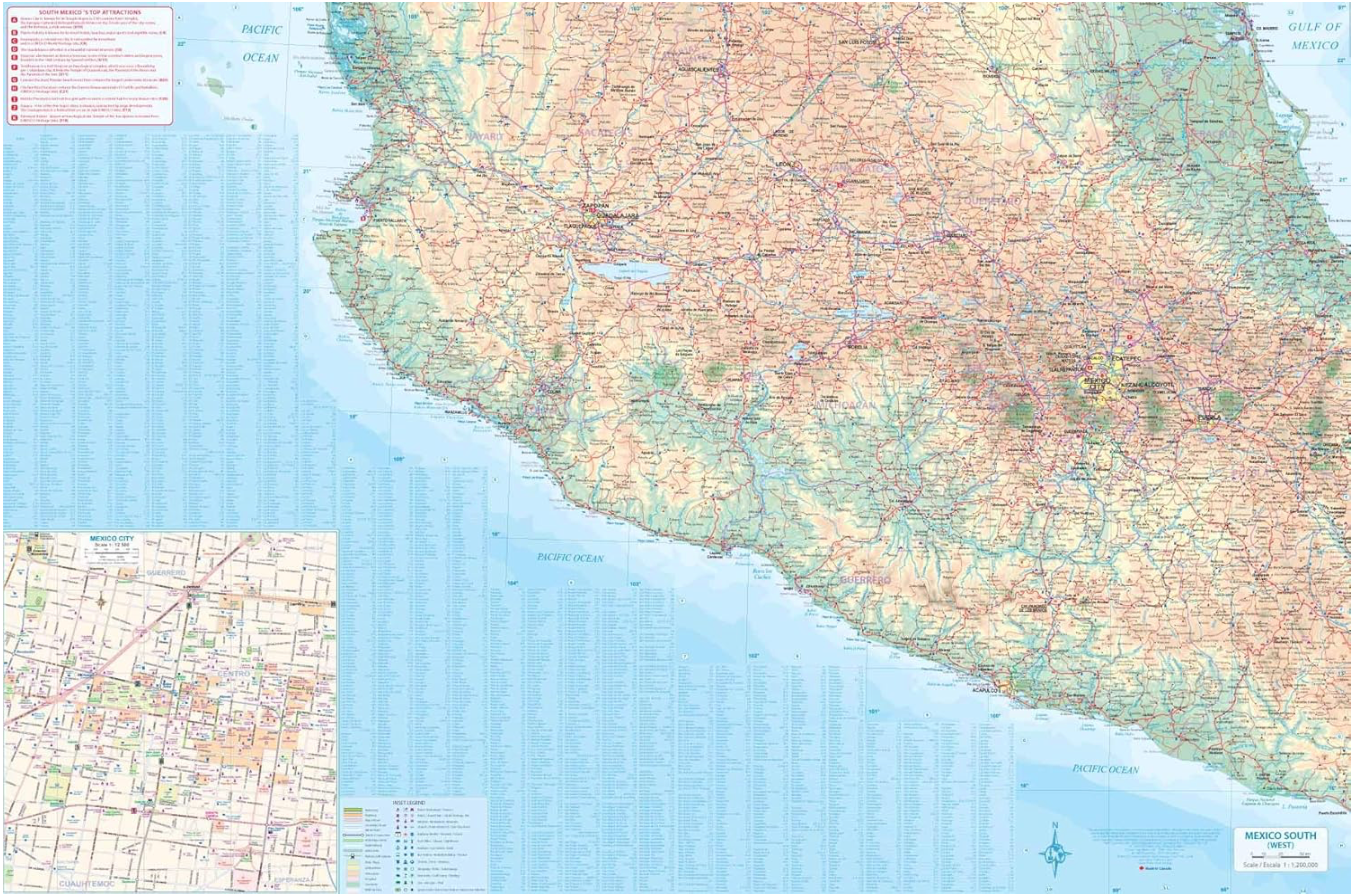 【T-MAPS】メキシコ南部 Mexico South