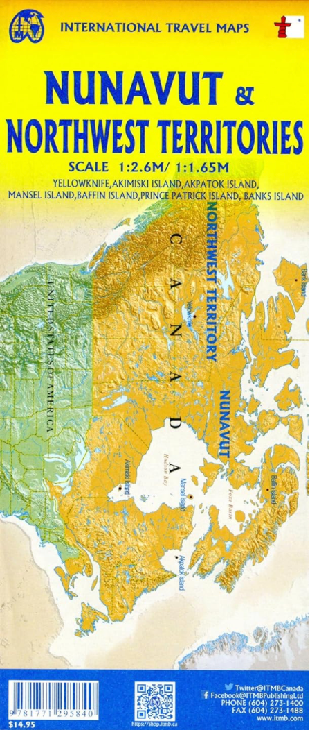 【T-MAPS】ノースウェスト・テリトリーズ&ヌナブト Northwest Territories & Nunavut
