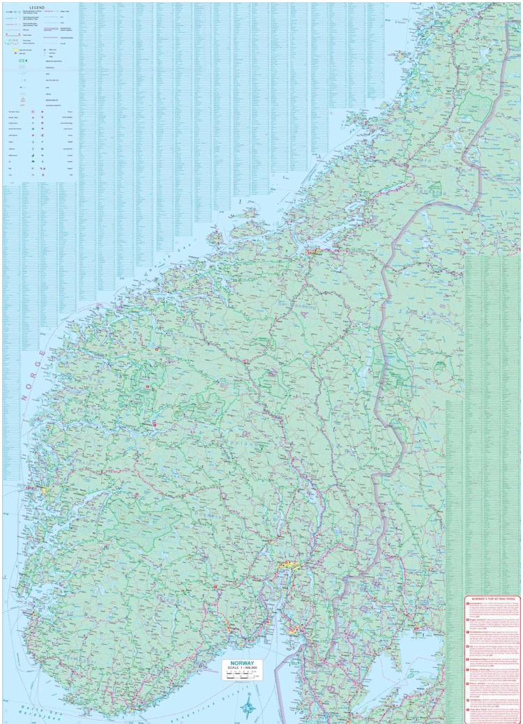【T-MAPS】ノルウェイ Norway