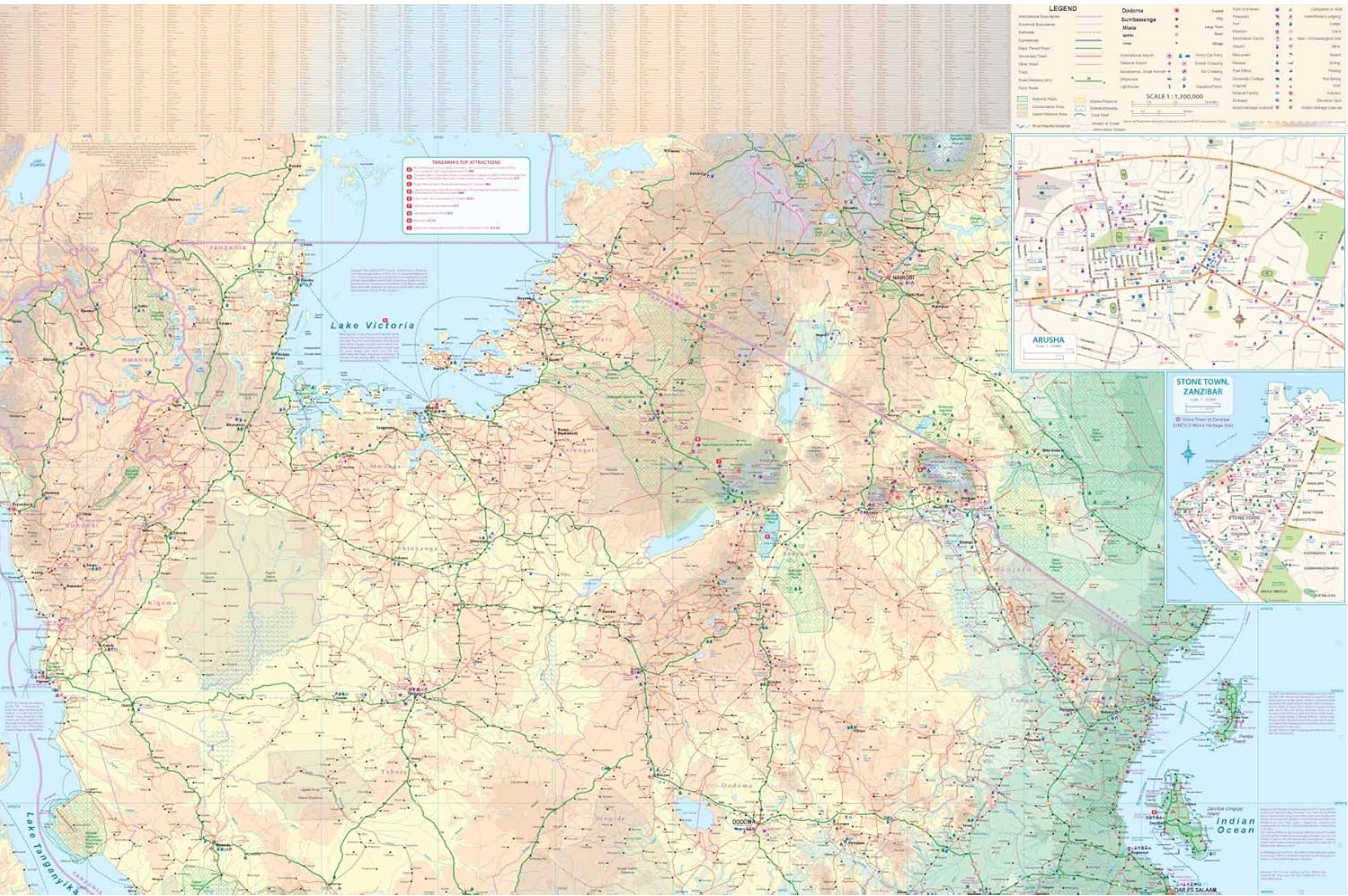 【T-MAPS】タンザニア Tanzania