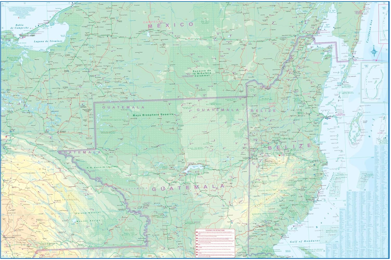 【T-MAPS】ユカタン半島 Yucatan