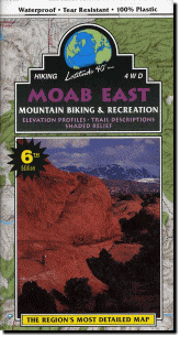 【T-MAPS】モアブ東部MTB Moab East Mountain Biking & Recreation