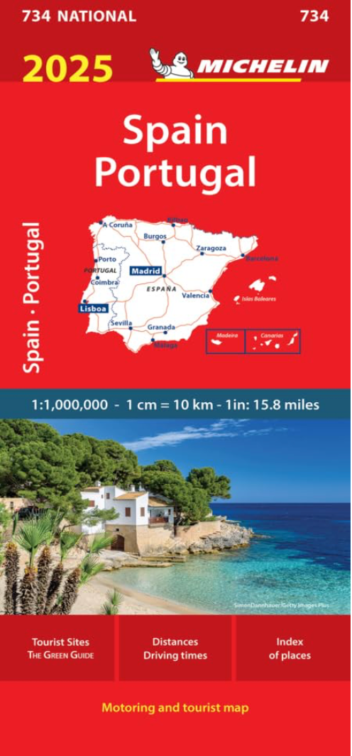 【T-MAPS】ミシュラン・スペイン・ポルトガル Michelin Spain Portugal