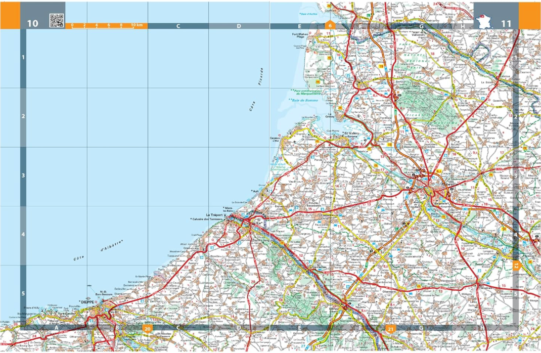 【T-MAPS】ミシュラン・アトラス・フランス Michelin Tourist & Motoring Atlas France 2025