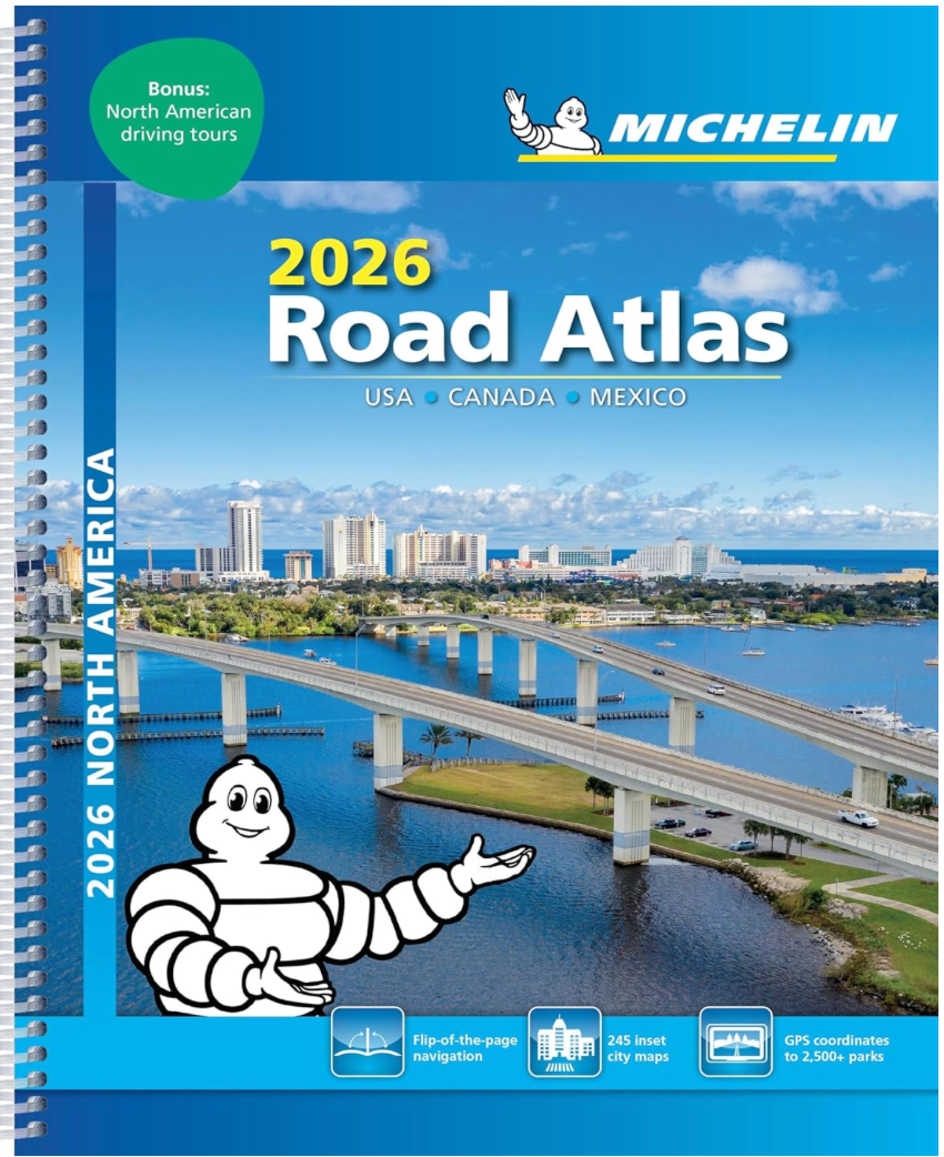 T-MAPS】ミシュラン・アトラス・北アメリカ Road Atlas USA Canada