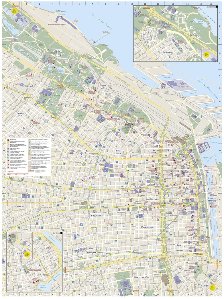 【T-MAPS】ブエノス・アイレス National Geographic Buenos Aires