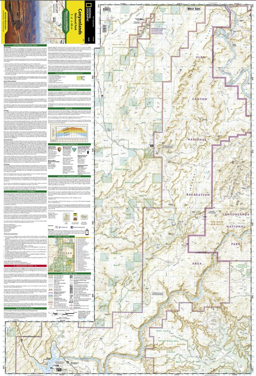 【T-MAPS】キャニオンランド国立公園 Canyonlands National Park