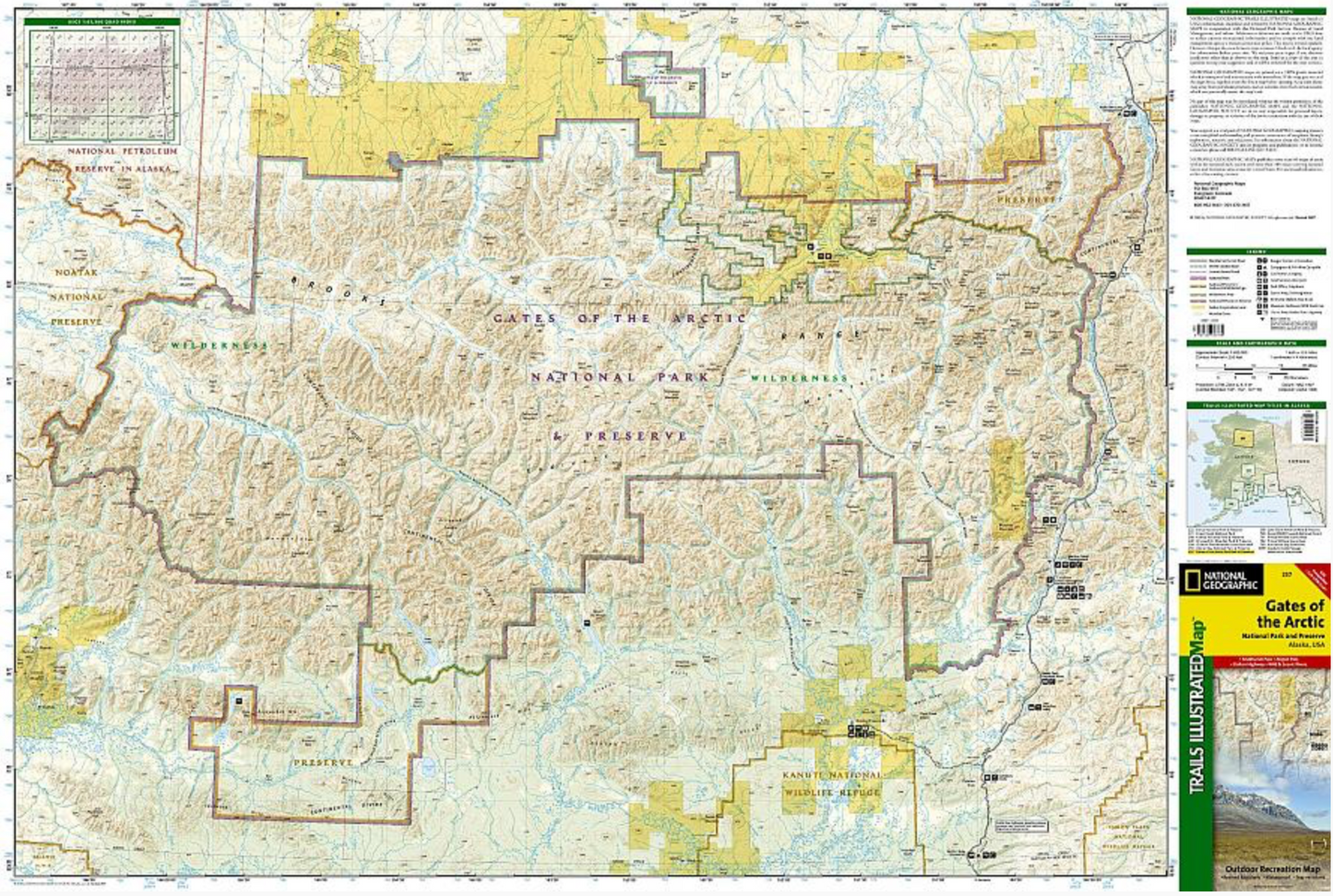 【T-MAPS】北極圏の扉国立公園 Gates of the Arctic National Park and Preserve