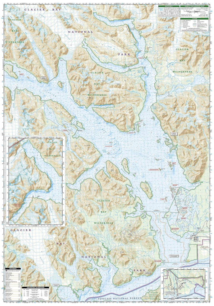 【T-MAPS】グレイシャー・ベイ国立公園 Glacier Bay National Park and Preserve