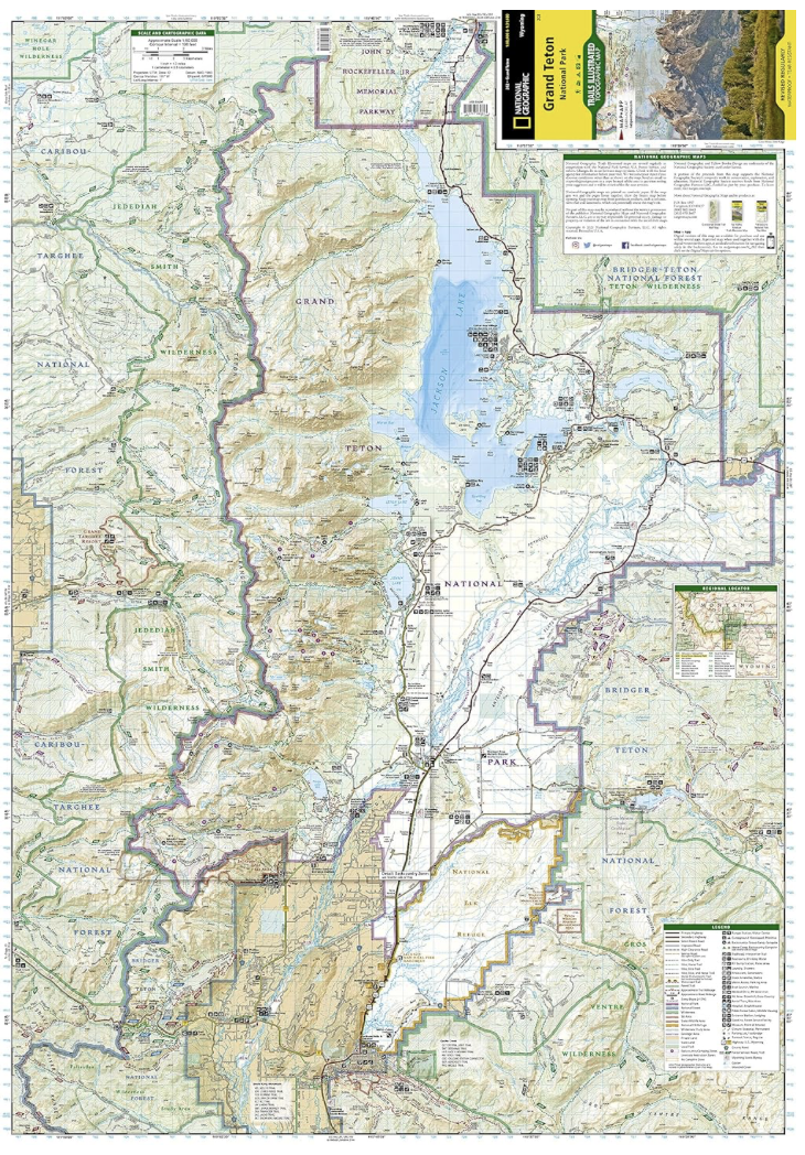 【T-MAPS】グランド・ティトン国立公園 Grand Teton National Park