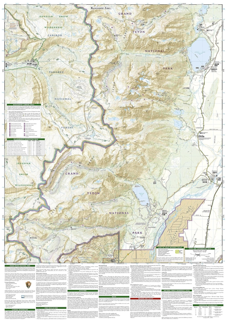 【T-MAPS】グランド・ティトン国立公園 Grand Teton National Park