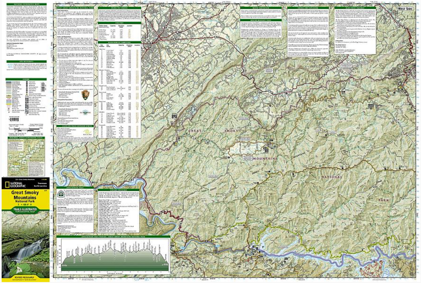 【T-MAPS】グレート・スモーキー・マウンテン国立公園 Great Smoky Mountains National Park