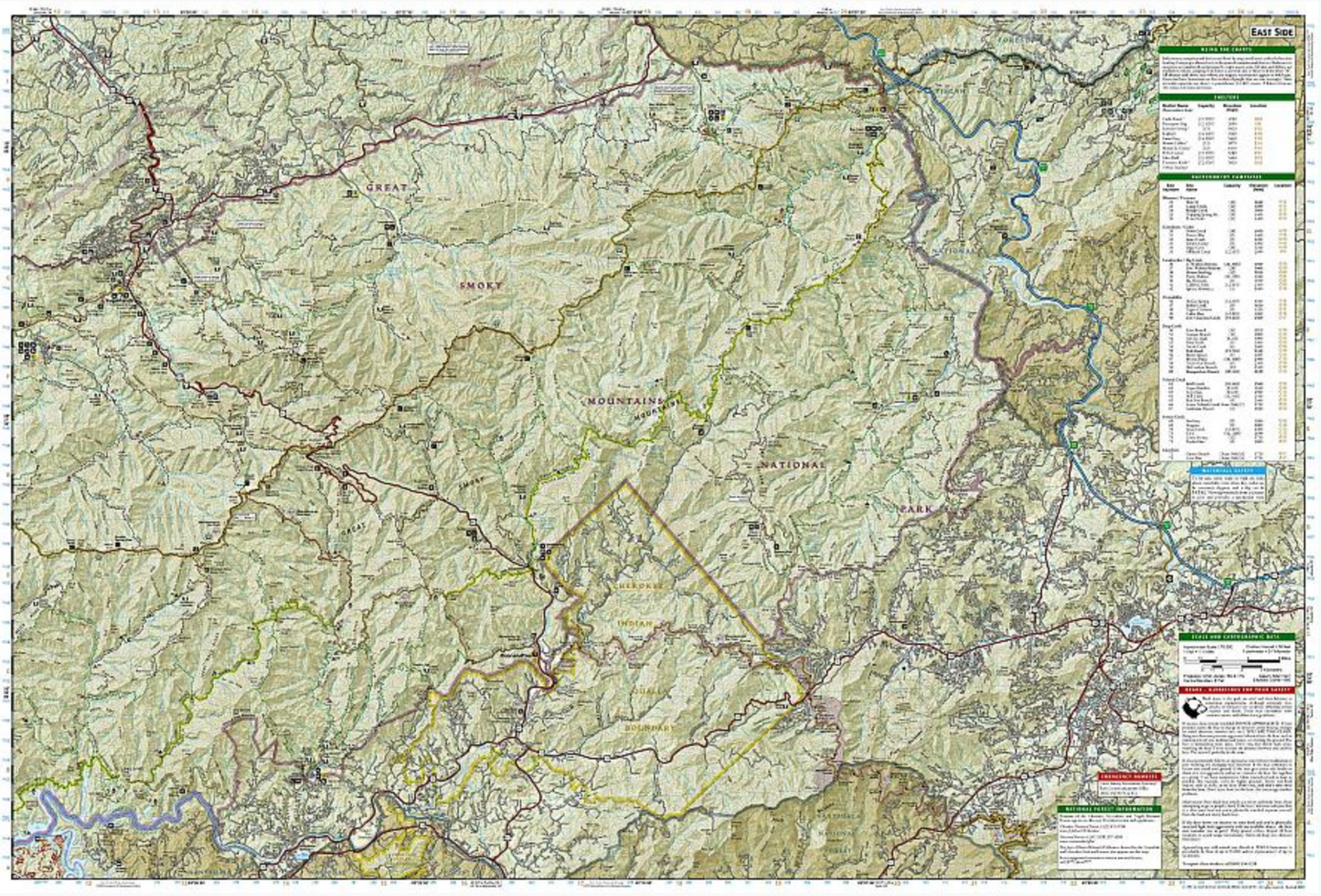 【T-MAPS】グレート・スモーキー・マウンテン国立公園 Great Smoky Mountains National Park