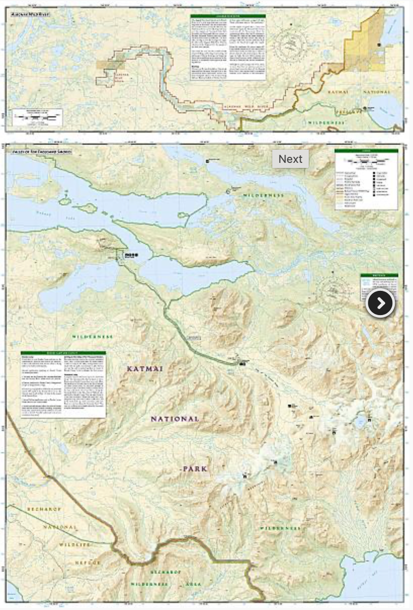 【T-MAPS】カトマイ国立公園 Katmai National Park & Preserve