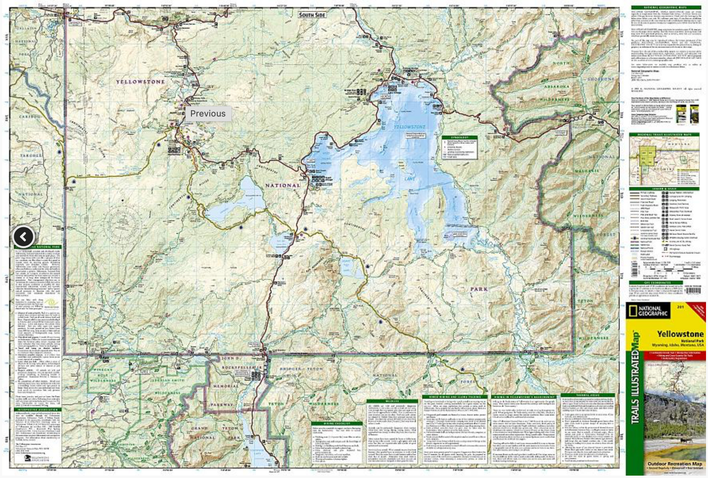【T-MAPS】イェローストーン国立公園 Yellowstone National Park